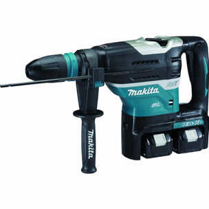 Perforateur SDS-Max 18X2V 40 mm 8J AFT - MAKITA - avec 2 batteries 18V 6.0Ah + chargeur - coffret - DHR400G2UN