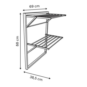 ETENDOIR PORTE 7M BARA