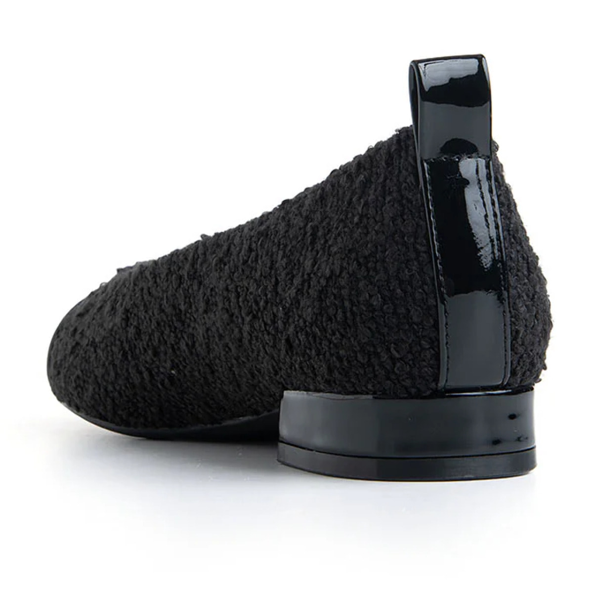 Ballerina a punta in lana - NERO