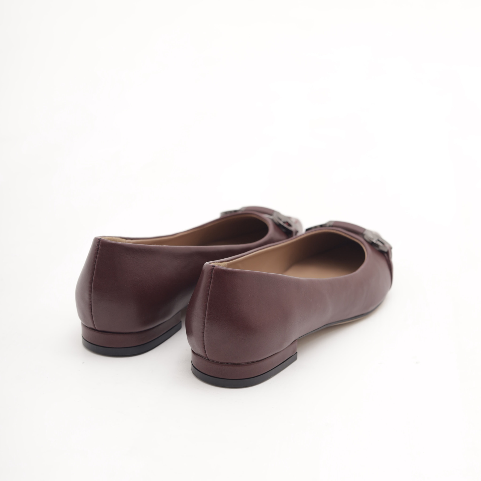 DECOLLETE FLAT MORSETTO BORDEAUX