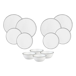 Service Les Essentiels PURE - 12 pièces - Blanc Neige