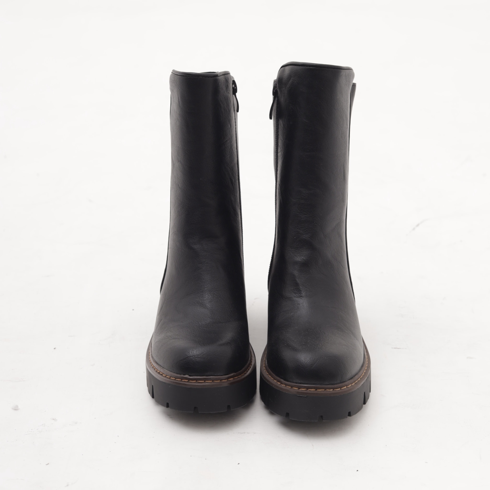 STIVALETTO LISCIO NERO