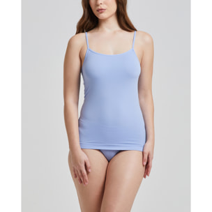 Canotta seamless con spalline sottili