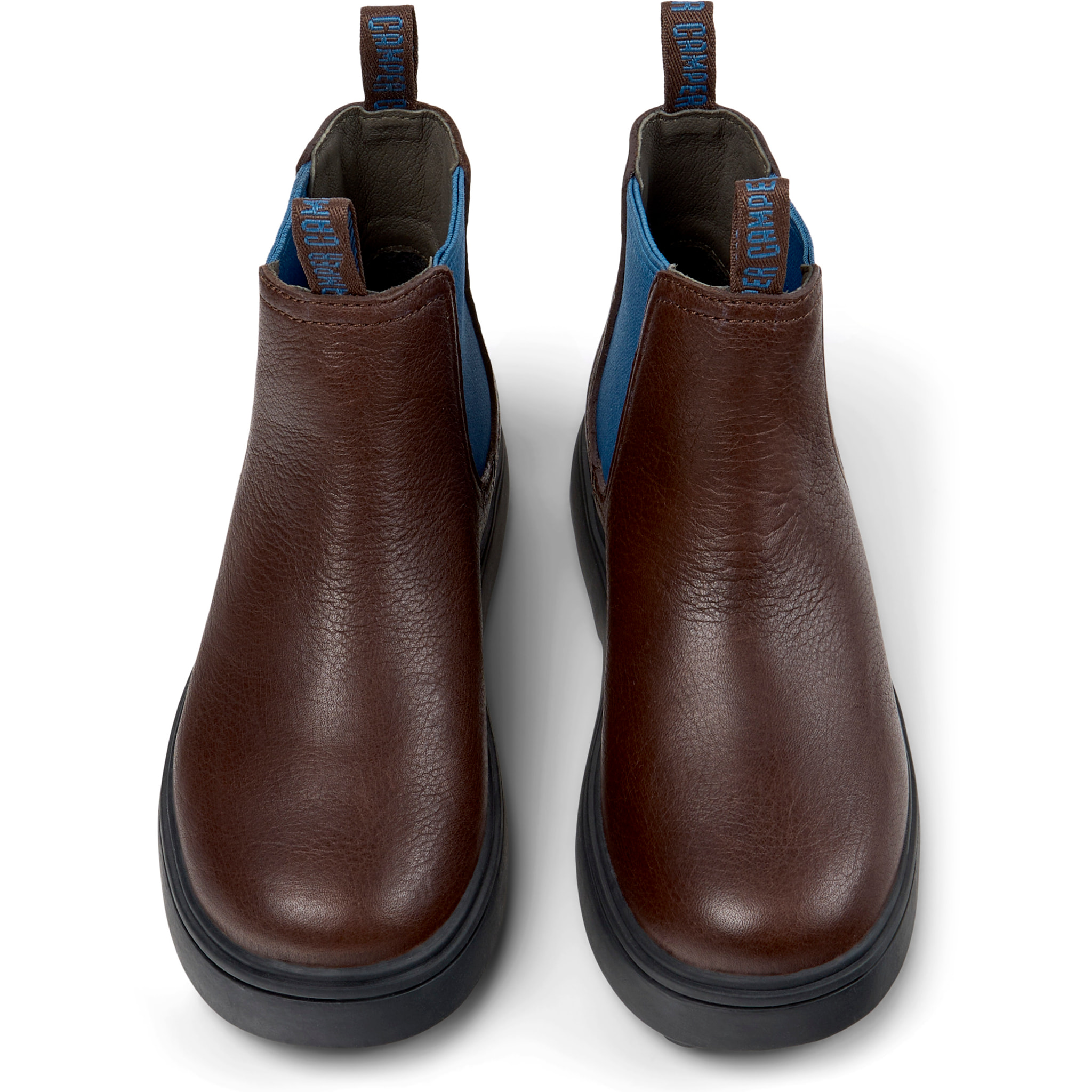 Botines - CAMPER Norte - Marron - Cuero liso