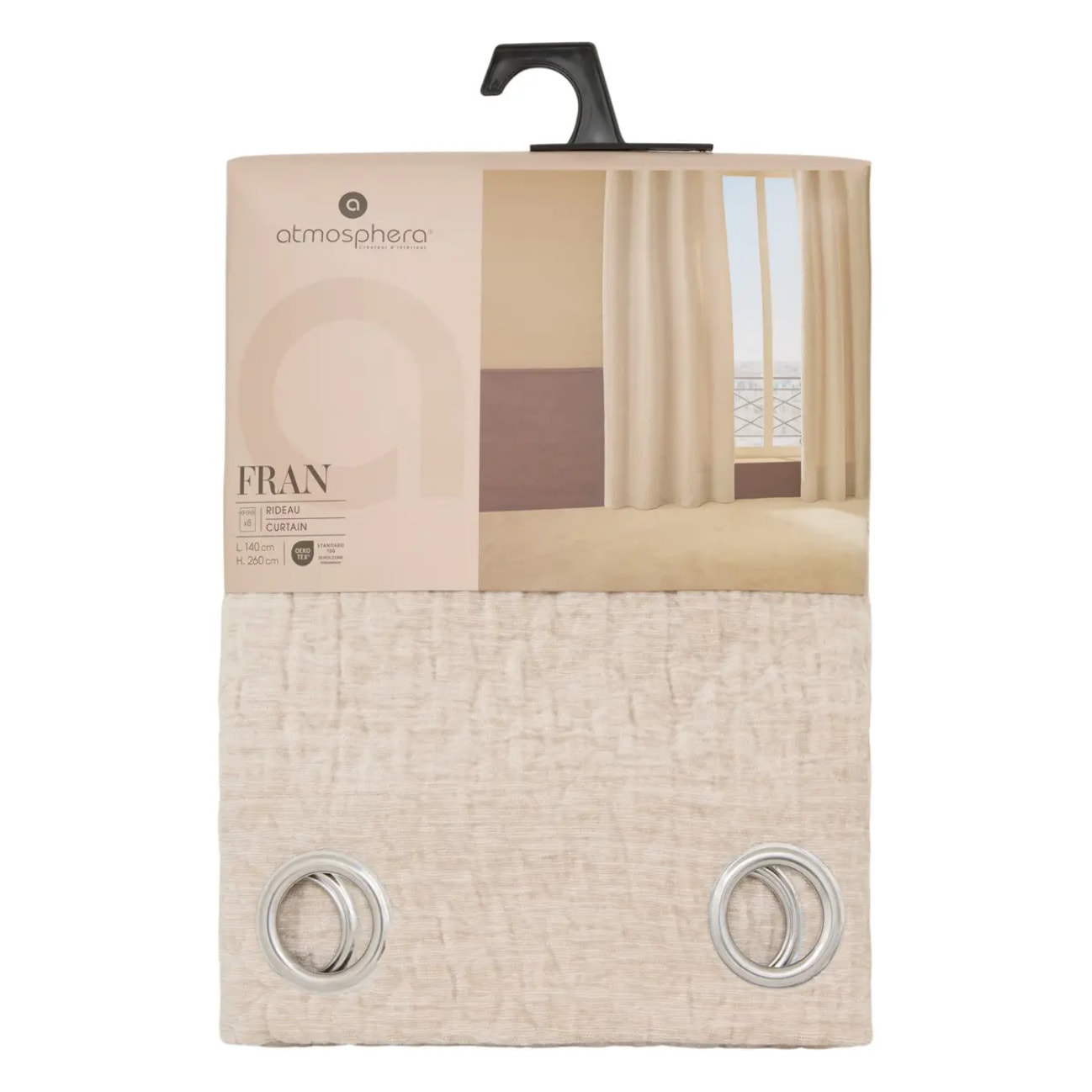 Rideau Fran 140x260cm beige