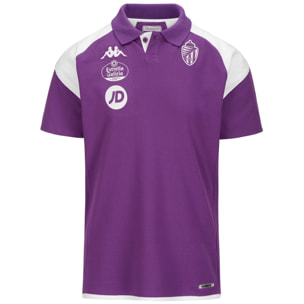 Polo Shirts Kappa Uomo ANGAT 7 VALLADOLID Viola