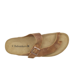 SANDALO LANZAROTE BABUNKERS MARRONE