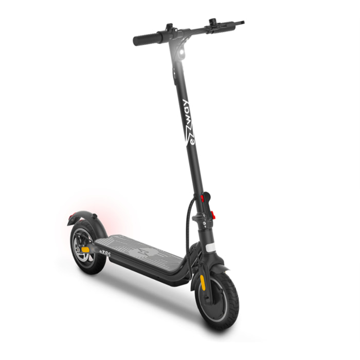 Trottinette électrique EZWAY EX85 - 25 km/h, 20 km d'autonomie, batterie 21,6V 7,8Ah, frein à disque, suspensions confo