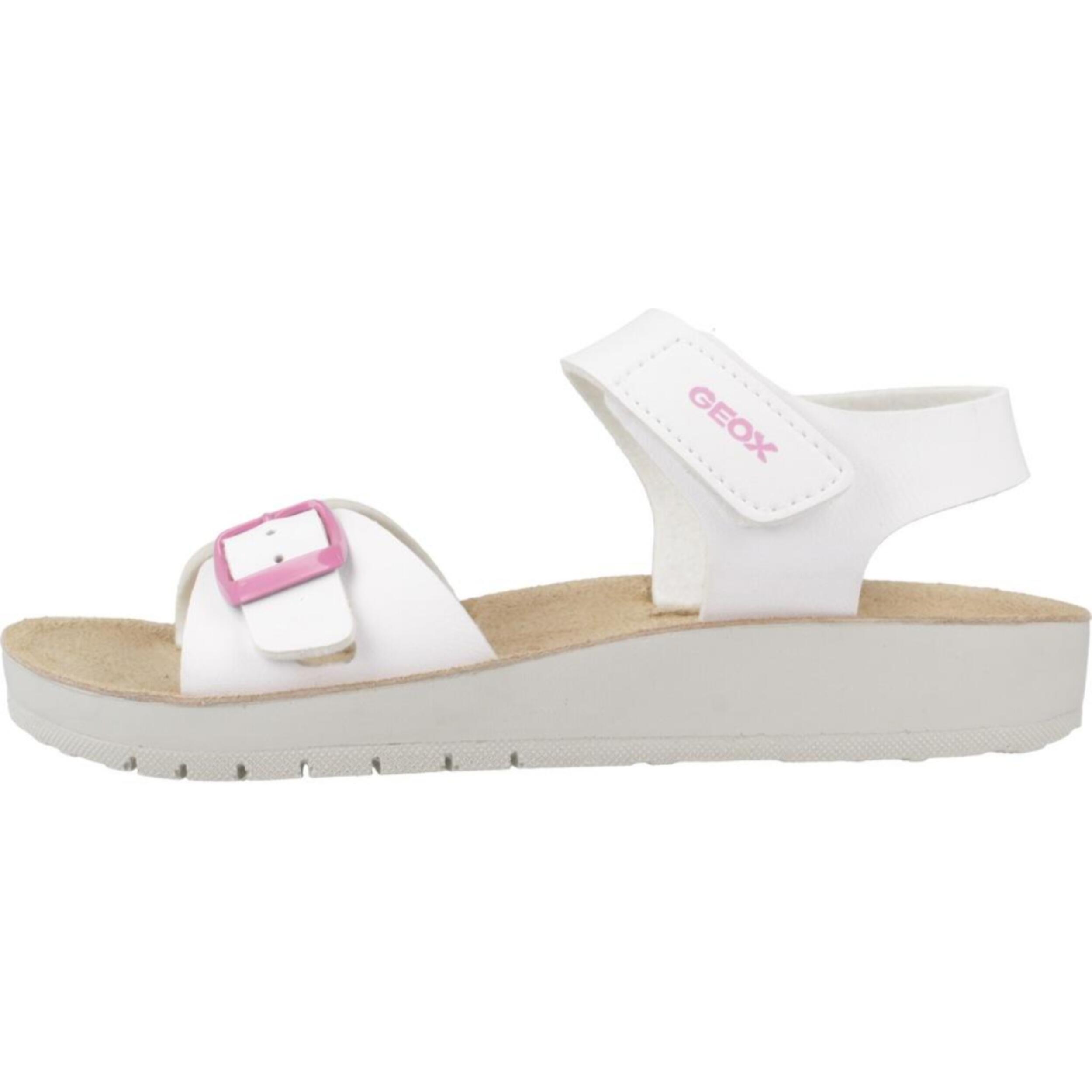 Sandalias Niña de la marca GEOX  modelo J SANDAL COSTAREI GI BLANCO
