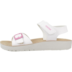 Sandalias Niña de la marca GEOX  modelo J SANDAL COSTAREI GI BLANCO
