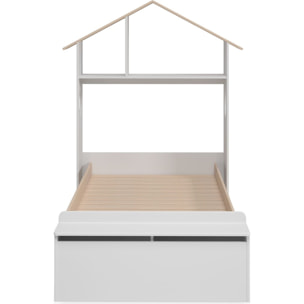 Lit enfant cabane et coffre de rangement - ANATOLE