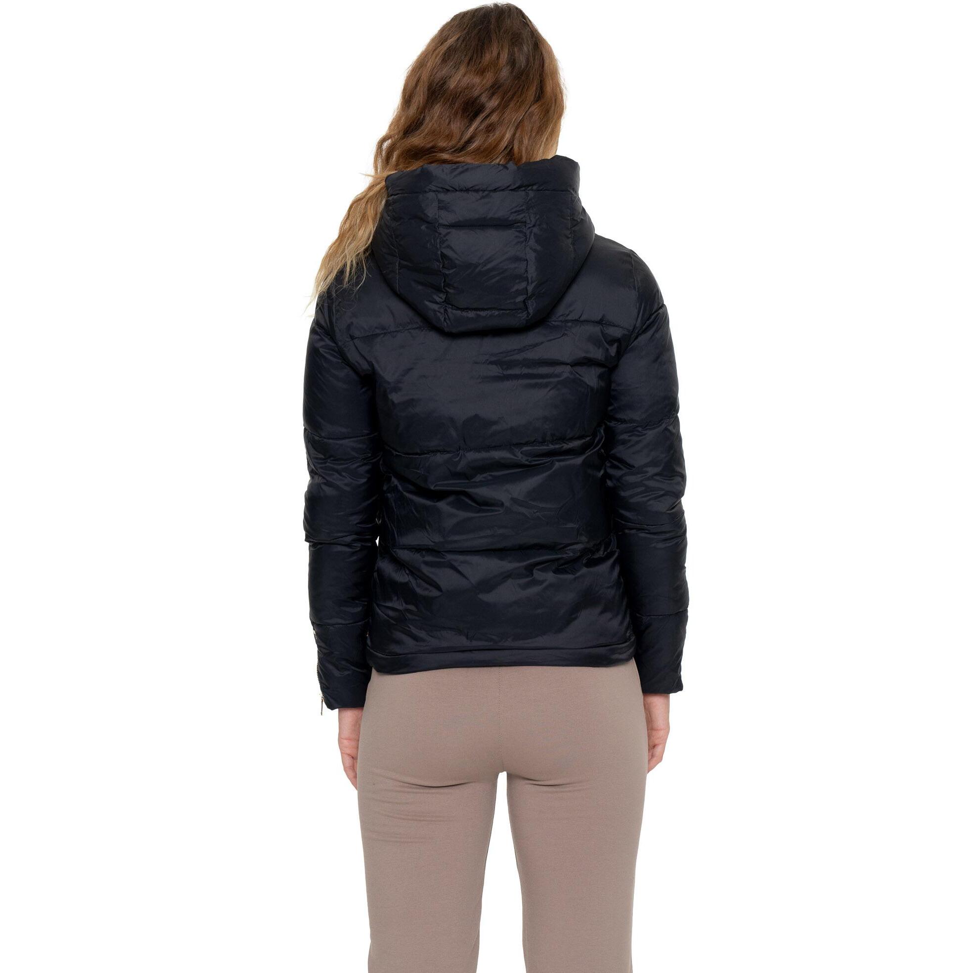 Chaqueta de plumas con capucha para mujer Leone 1947 Chic Tones