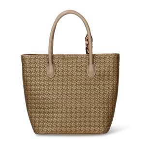 Borsa a mano donna - Modello Ismara Nova - Pelle vegana PU - 24.0 x 20.0 x 9.5 cm