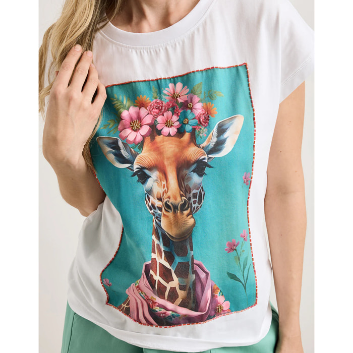 Camiseta Manga Corta Blanco - Nolix