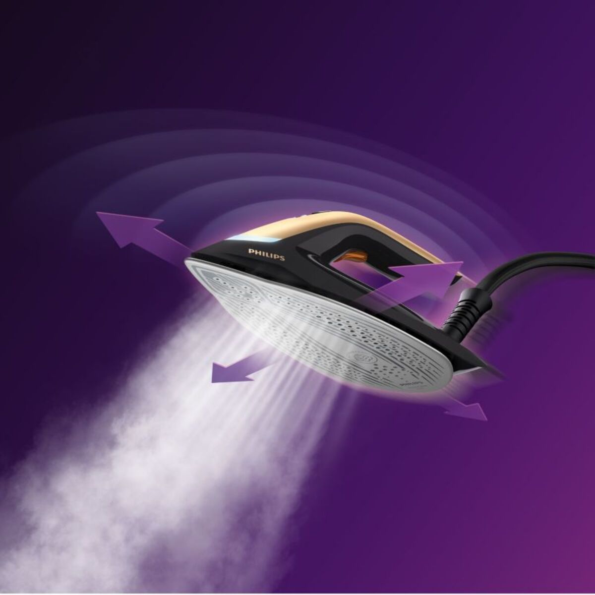 Centrale vapeur PHILIPS PSG8130/80 noir et doré 1,8L