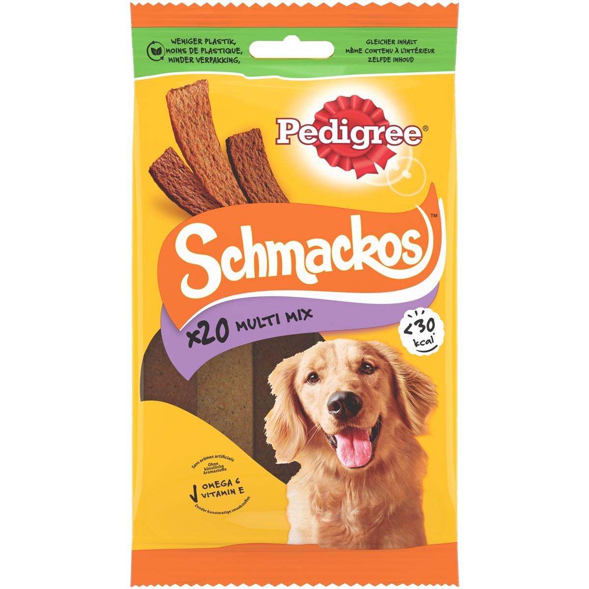 PEDIGREE Schmackos Récompenses multi mix friandises pour chien 12x144g