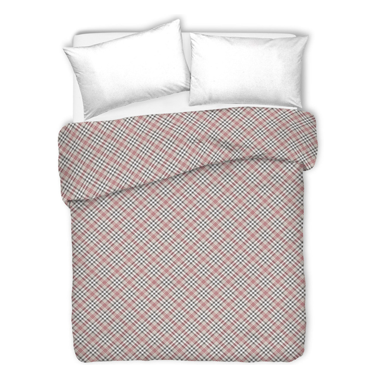 Copriletto di cotone scotty beige 100% cotone