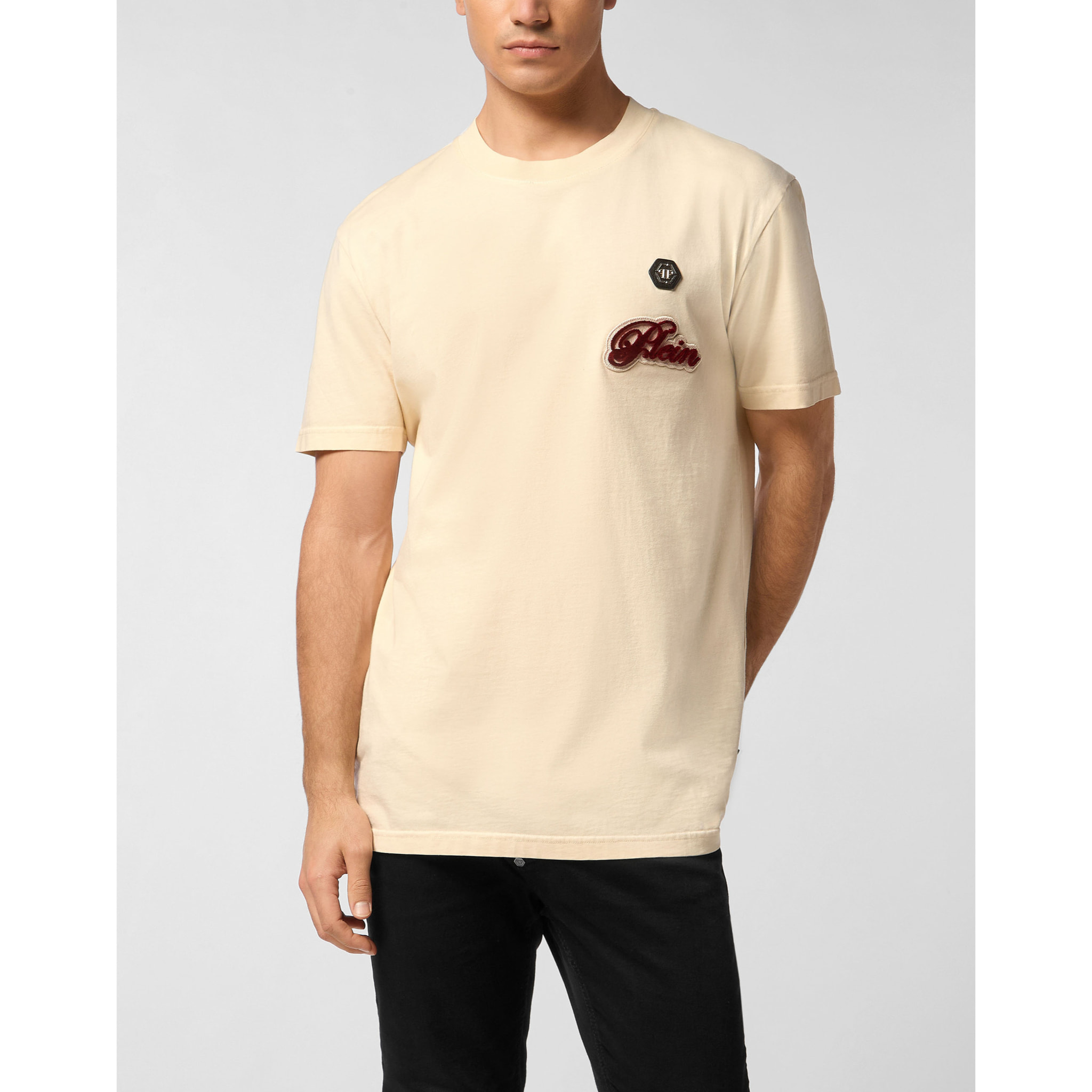 PHILIPP PLEIN Camiseta Cuello Redondo Ss SIGNATURE