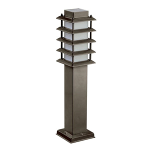 FORLIGHT Baliza Ip55 Siljan E27 20W Marrón 1500Lm