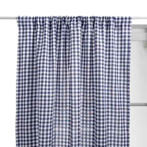 Rideau Groove 260x140cm vichy bleu navy