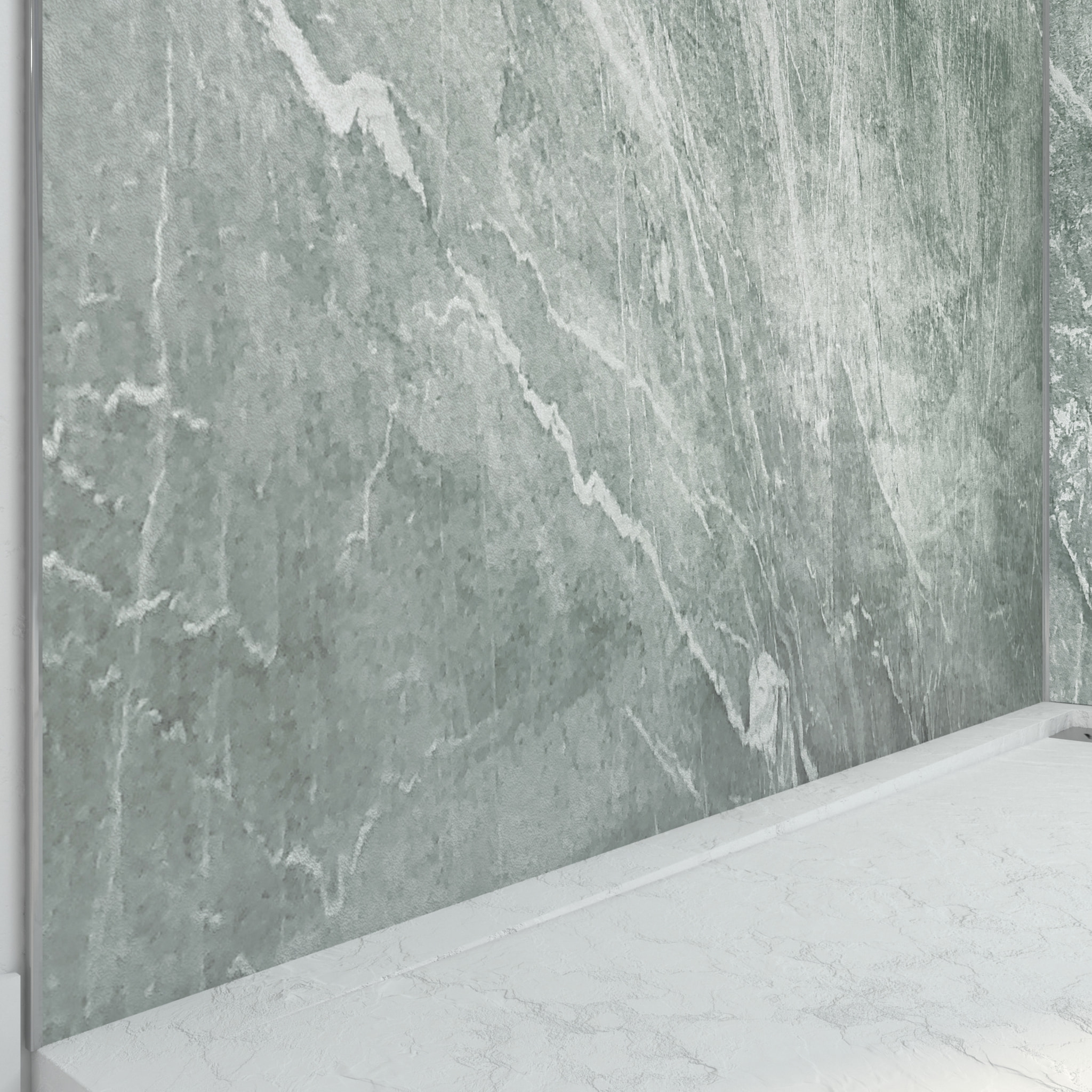 Panneau Mural Pierre Finition Artic Green 90 x 210 cm - STONE'IT ARTIC GREEN