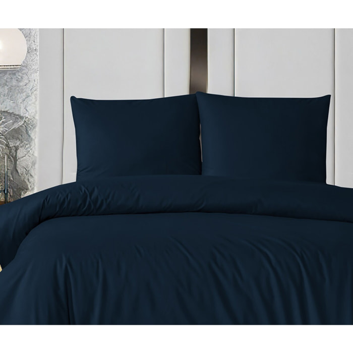 Parure housse de couette et taie(s) oreiller 100% Coton