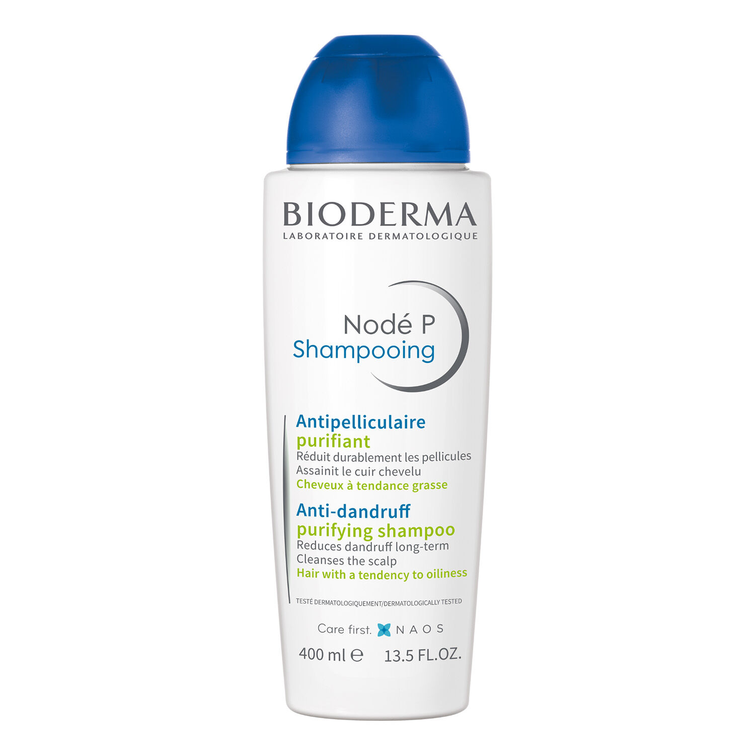 Nodé P Shampooing - Antipelliculaire Purifiant - Cheveux à Tendance Grasse 400ml