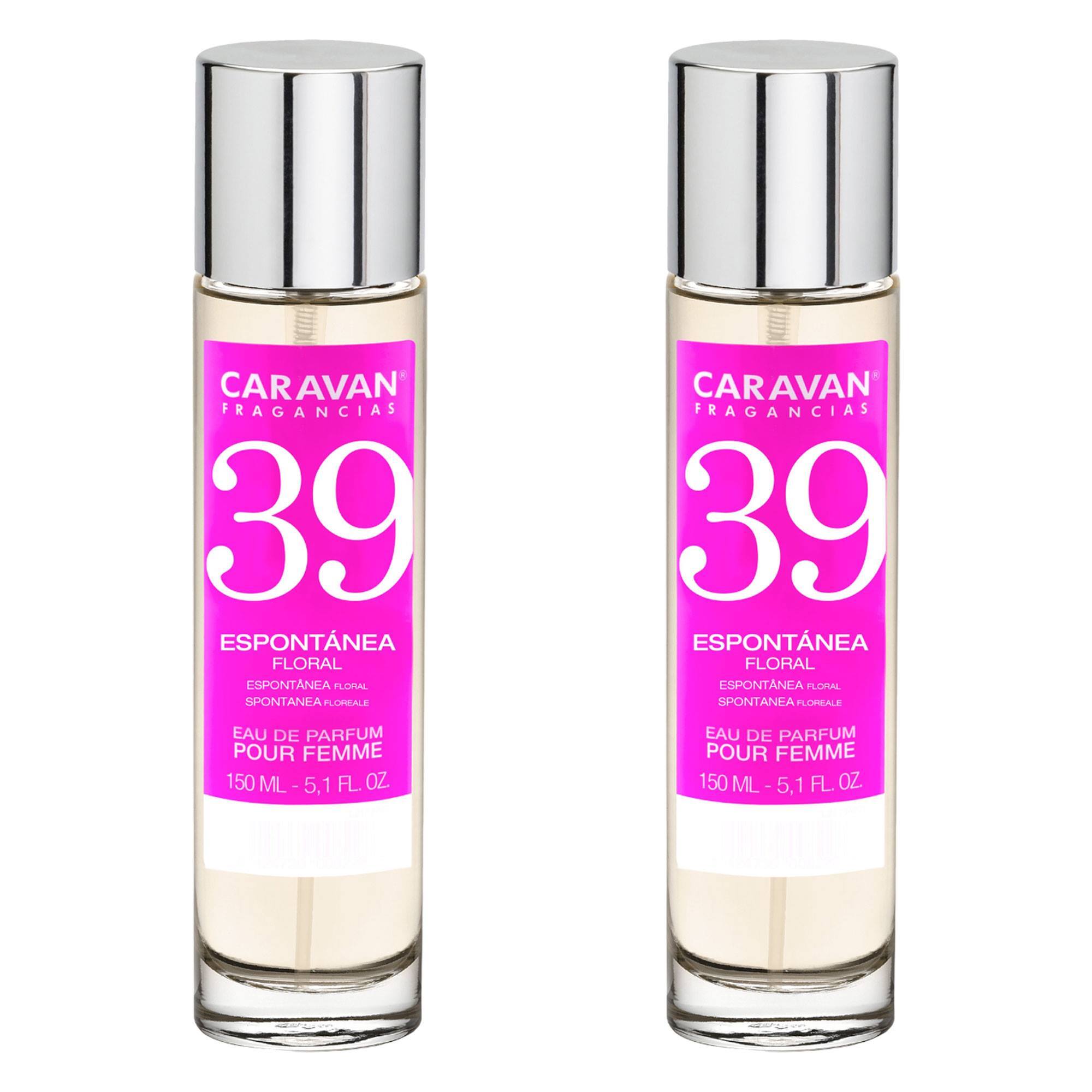 Caravan fragancias - caja de regalo con 2 perfumes nº39 de 150 ml, para mujer