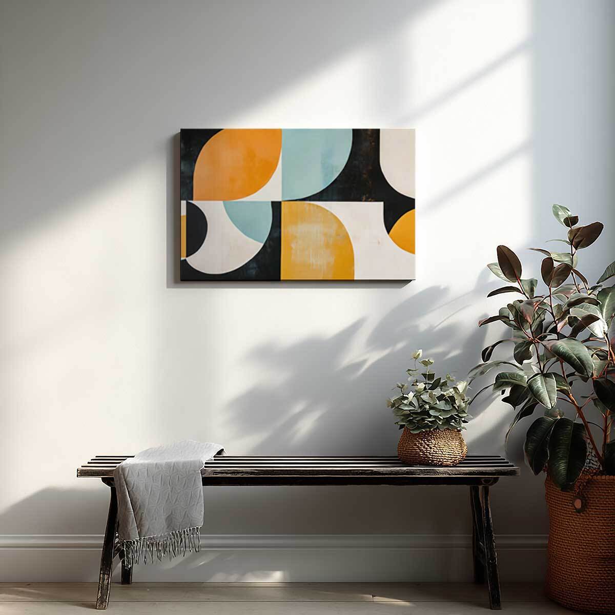 Tableau géométrique moderne Toile imprimée