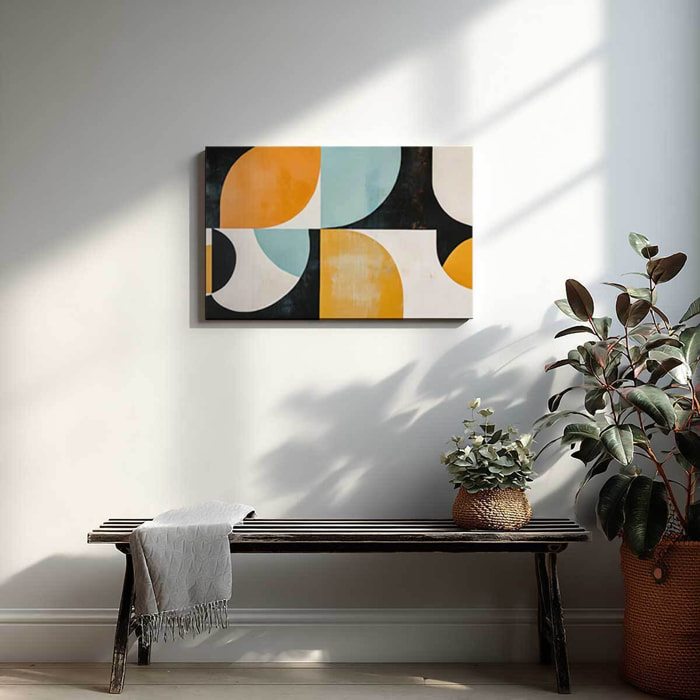 Tableau géométrique moderne Toile imprimée