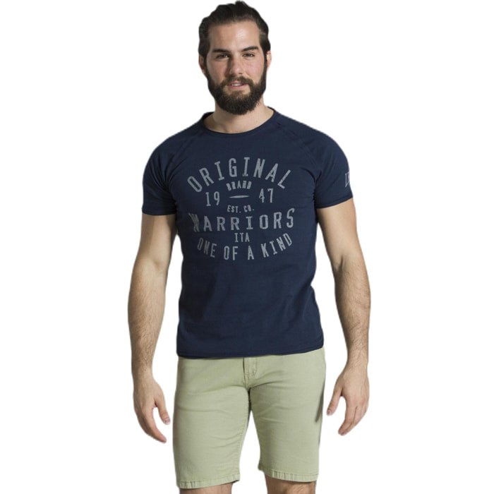 T-shirt da uomo Leone 1947 Apparel Raw Warriors