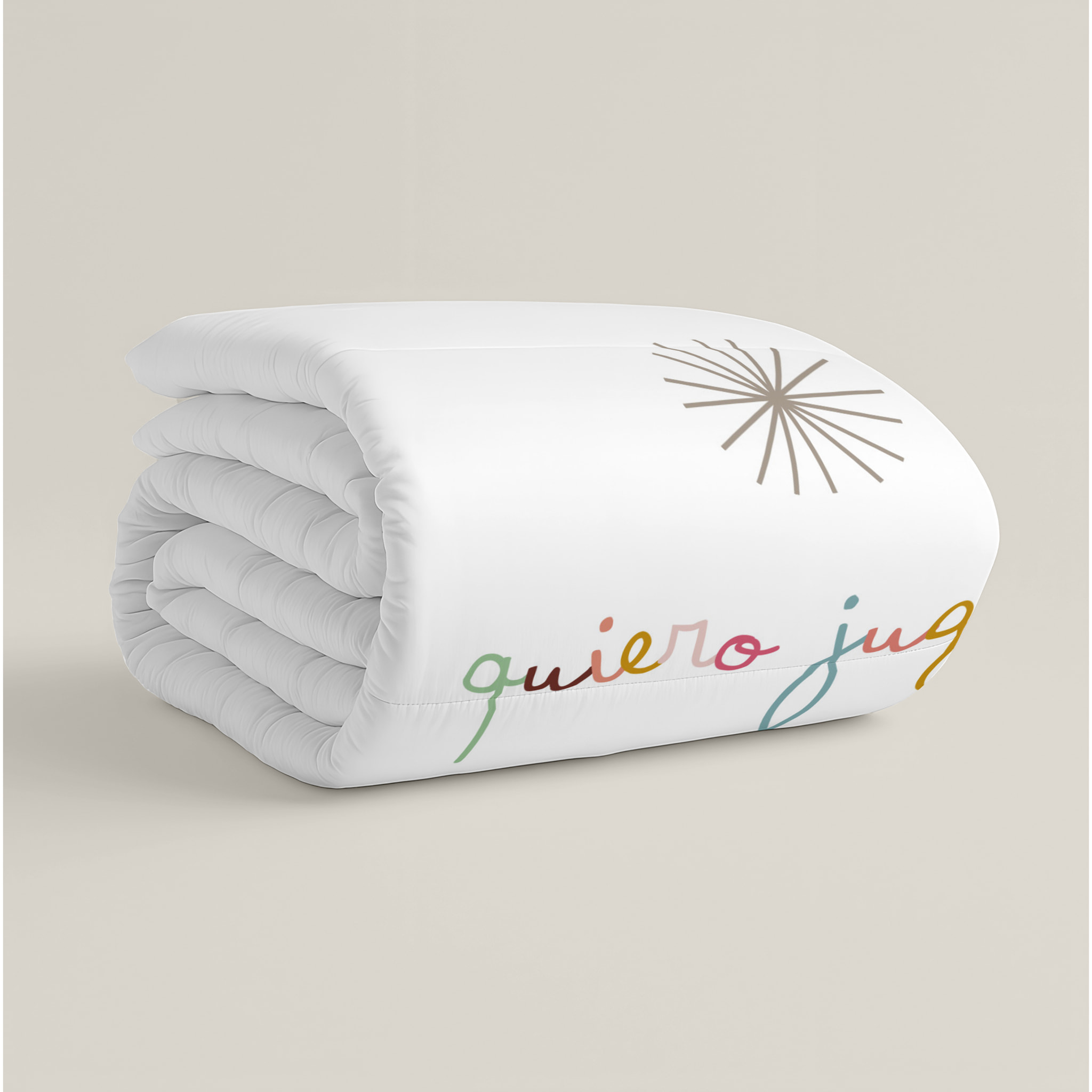 Edredón Nórdico Estampado - Infantil - 100% Algodón - 200 gr/m² con Tacto Pluma - Jugar