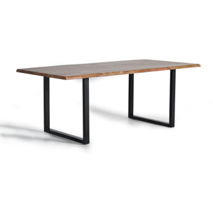 Mesa de comedor - Madera de Acacia y Metal