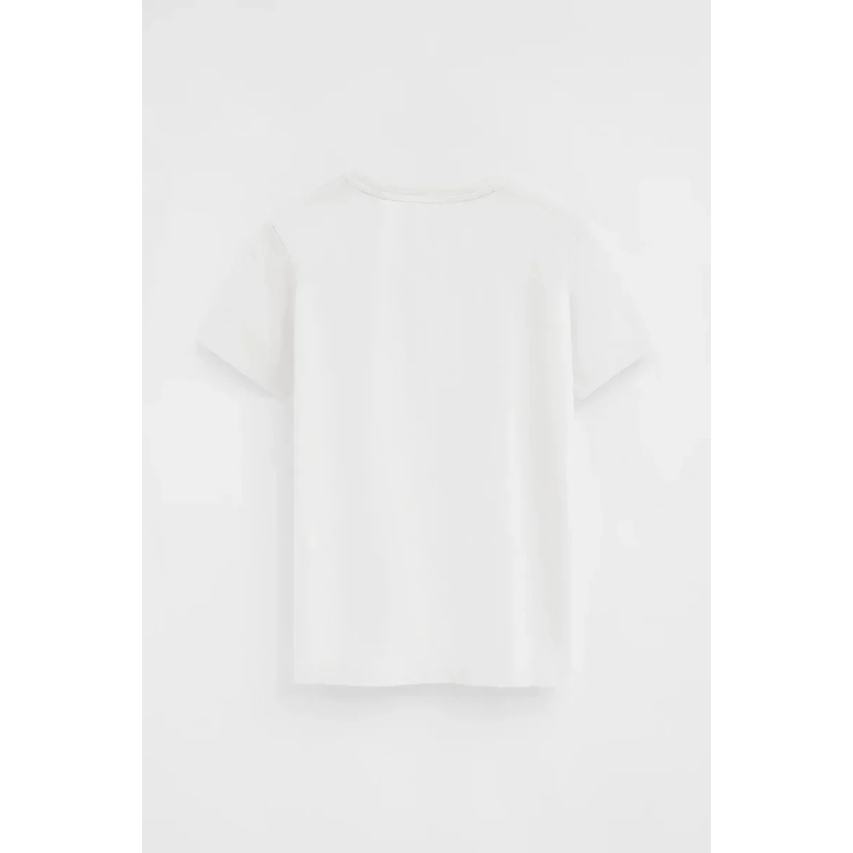 Pack mujer de tres camisetas negra, azul marino y blanca de manga corta y cuello redondo con bordado Rigby Go