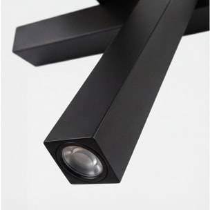 LEDS C4 Aplique Hall Slim Screen Left LED E27 17.4 Blanco cálido - 2700K ON-OFF Negro 150lm