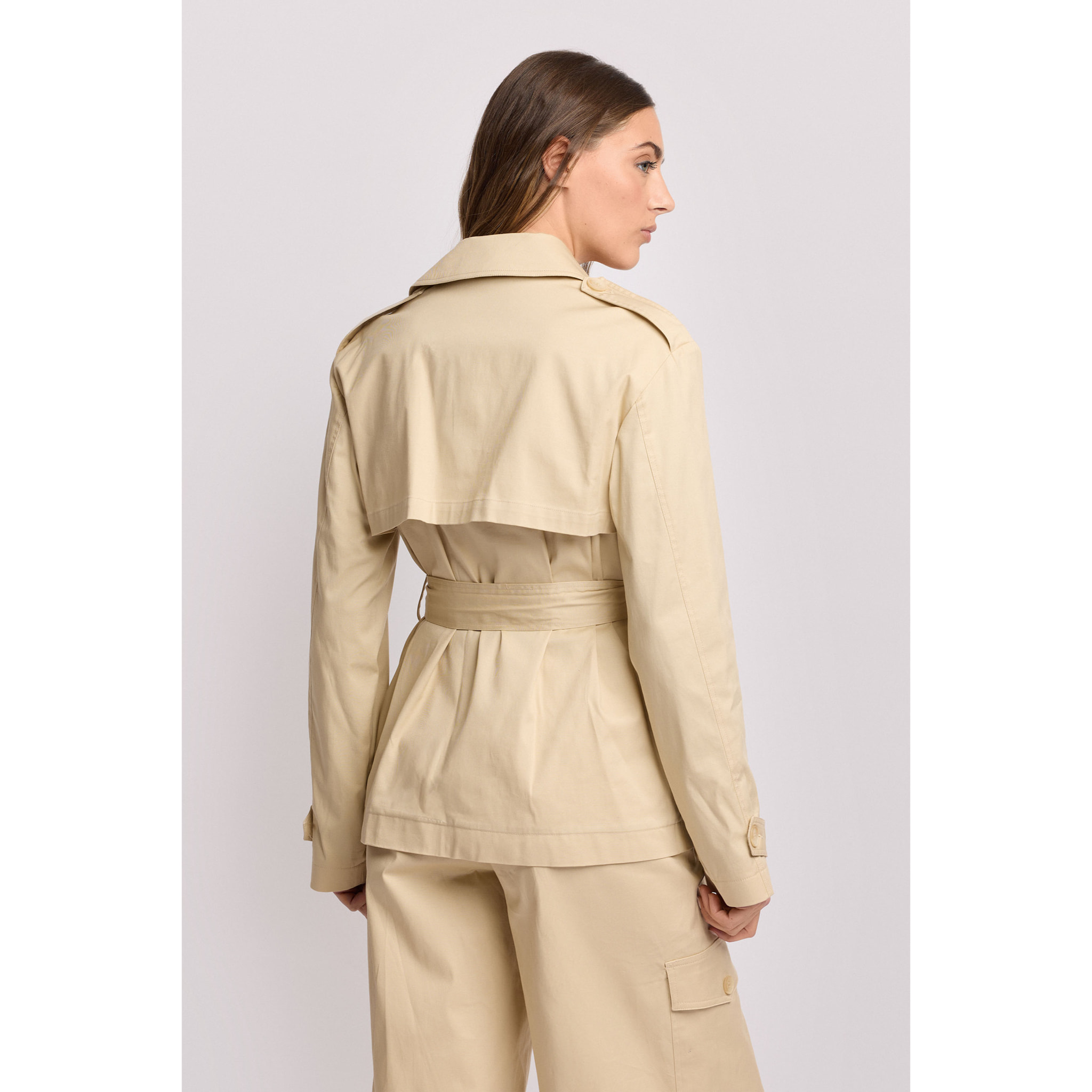 Kocca - Giacca stile trench Donna, Tinta unita