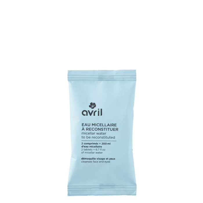 Eau Micellaire à Reconstituer - 2 Comprimés Démaquillant Visage et Yeux