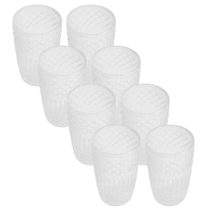 Juego de vasos de cristal de 380ml Transparente San Ignacio