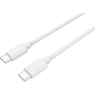 Câble USB C ESSENTIELB vers USB-C blanc 1m