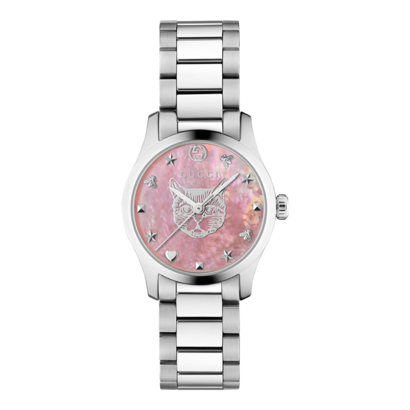 Reloj Gucci YA1265013 Mujer Analogico Cuarzo con Correa de Acero inoxidable