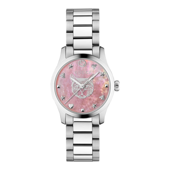 Reloj Gucci YA1265013 Mujer Analogico Cuarzo con Correa de Acero inoxidable