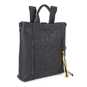 Bolso Mochila Mujer Lois Vancouver Negro