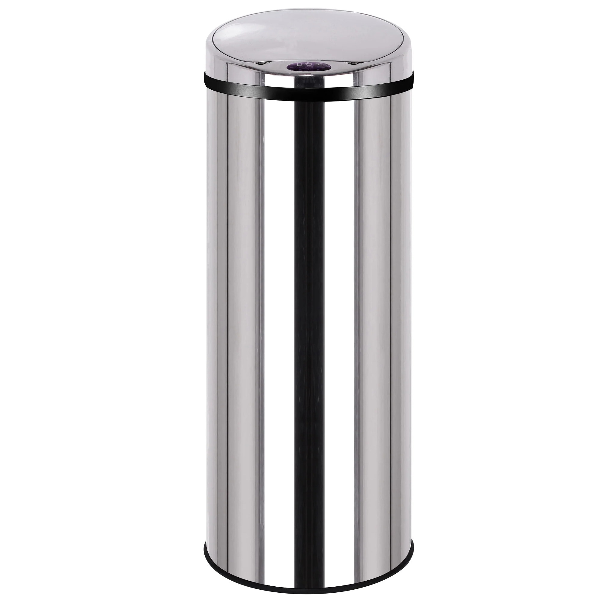 Poubelle automatique inox ARTIC argent 50L