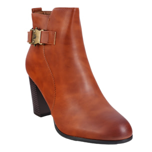 Tronchetti in simil pelle con fibbia laterale