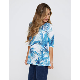 Camiseta Media Manga Estampada - Albentosa