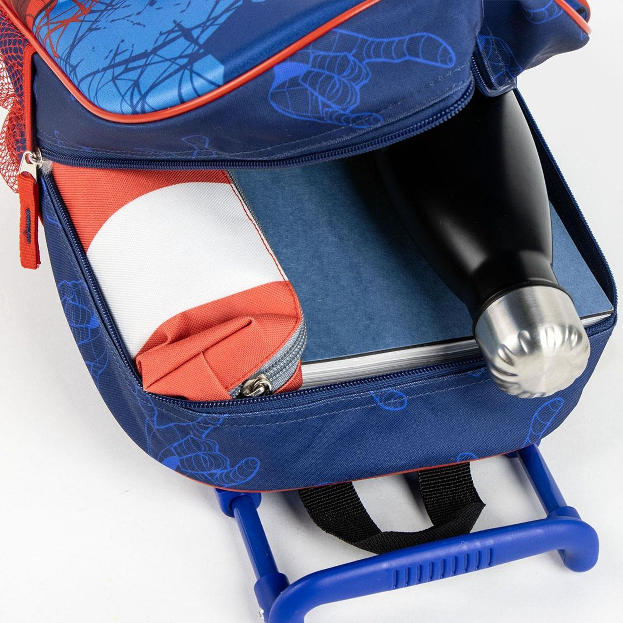 Mochila Infantil Trolley 3D Spiderman