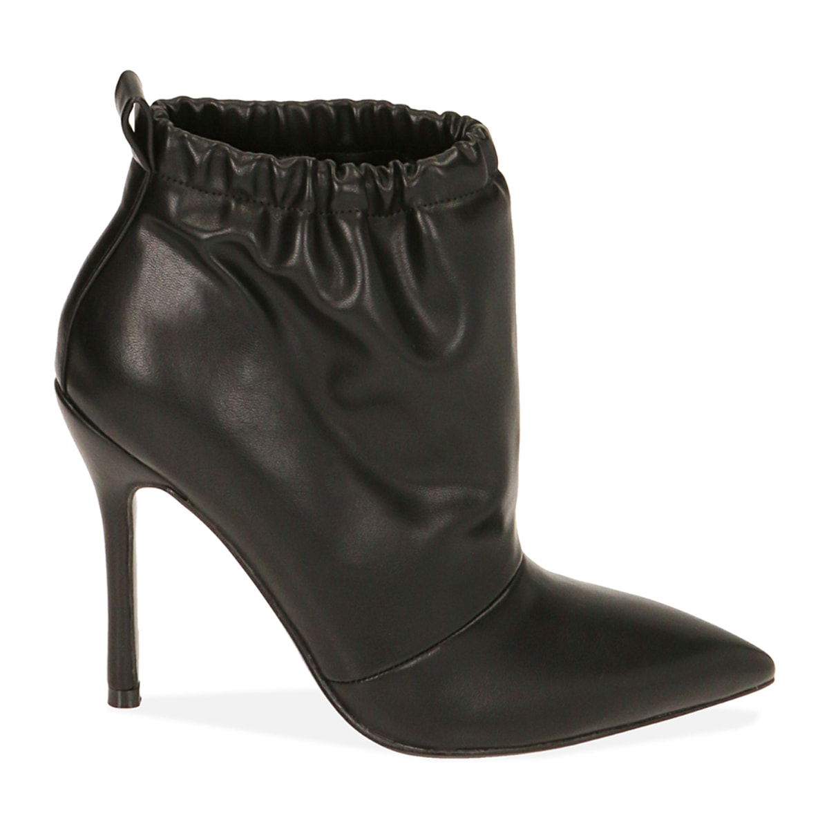 Ankle boots neri, tacco 10,5 cm