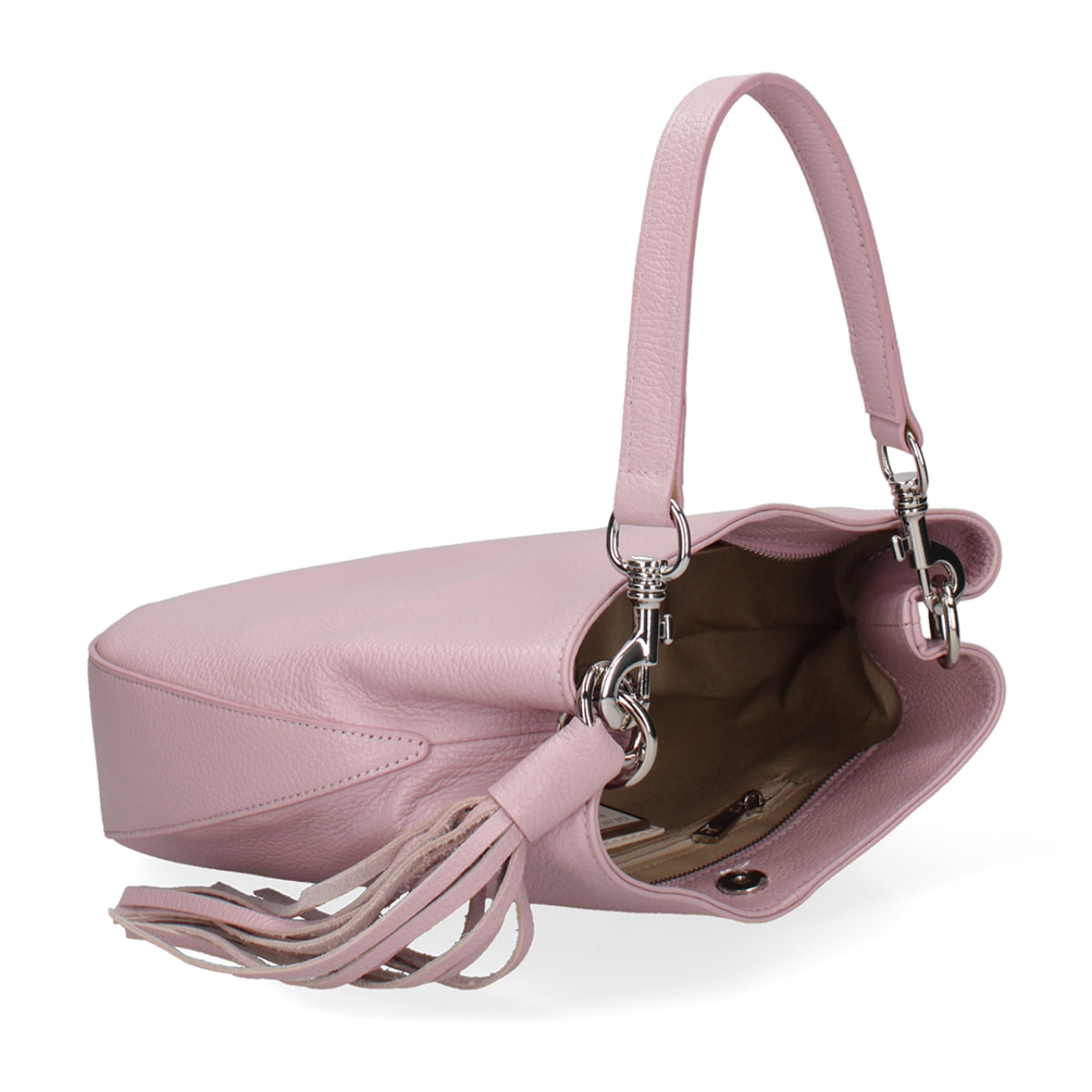 Borsa a spalla da donna In Vera pelle Made in Italy 33x26x18 cm