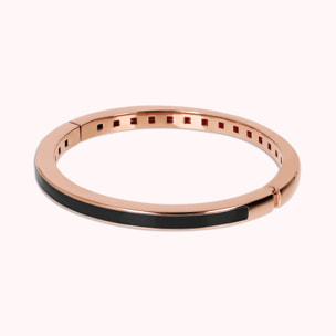 Bracciale Rigido Smaltato Nero