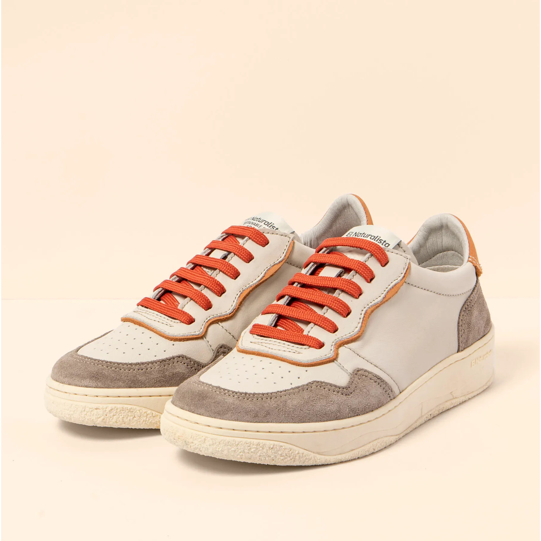 Zapatillas N5840 MULTI MATERIAL CREAM-PEACH/ GEO color Cream-peach